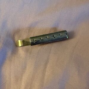 Swank Two Tone Textured Men's Tie Clip